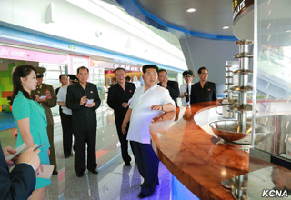 Illustration for article titled North Korea's New Airport Has a Chocolate Fountain and a Dark History